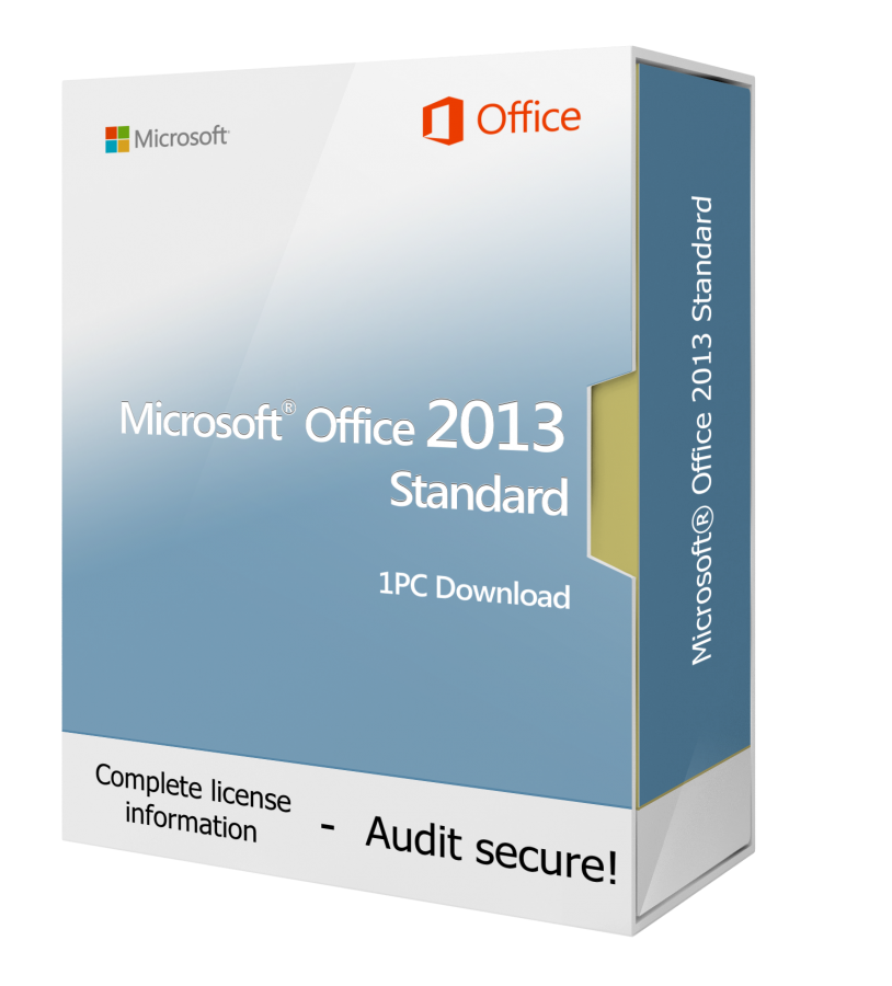 Microsoft Office 2013 STANDARD, Download 1 PC