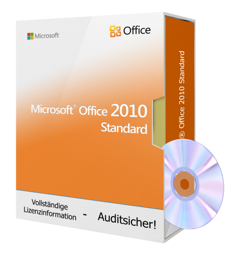 Microsoft Office 2010 STANDARD 1 PC incl. DVD