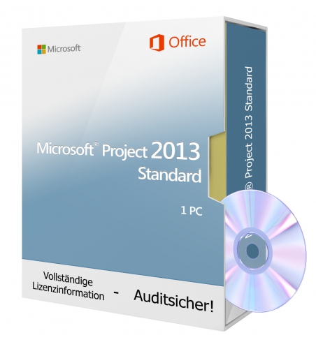Microsoft Project 2013 STANDARD- DVD 1 PC