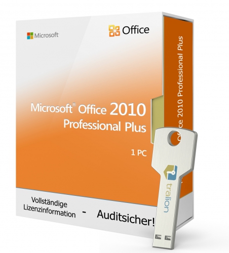 Microsoft Office 2010 PROFESSIONAL PLUS, USB-Stick 1 PC
