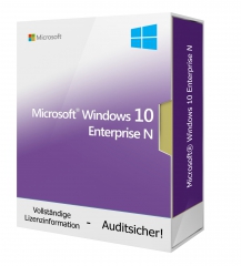 Microsoft Windows 10 Enterprise Télécharger la licence 1 PC