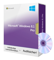 Microsoft Windows 8.1 PROFESSIONNEL 1PC incl. DVD