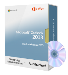 Microsoft Outlook 2013 incl. Installations-DVD, 1PC