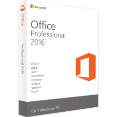 Microsoft Office 2016 Professional 1 PC Licencia de descarga